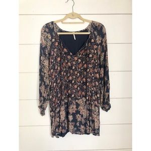 Free People Patterned Loose Dress